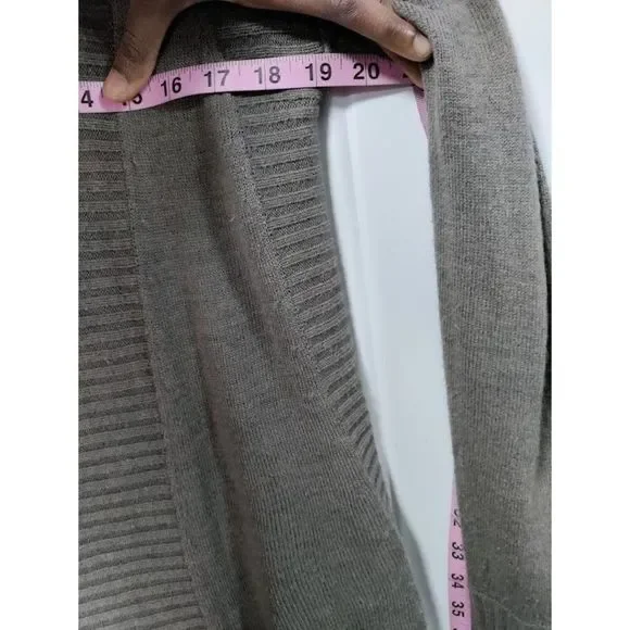 Aqua Open Longline Open Cardigan S/M - Picture 10 of 11